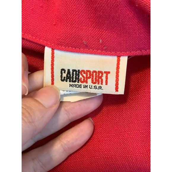 Cadi Sport vintage pink one button blazer size 14 - Picture 4 of 6